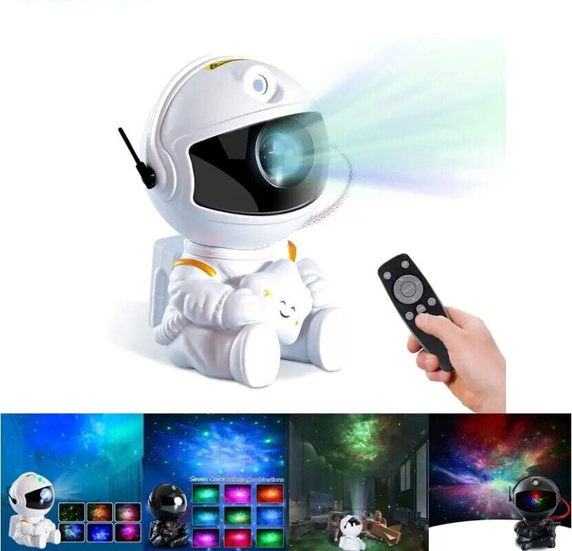 Astronaut Starry Star Galaxy Projector Night Lights Space Nebula Gift W/Remote