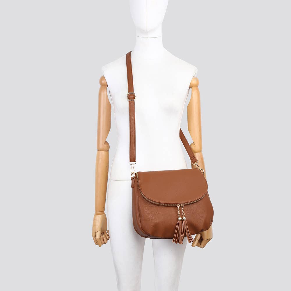 House of Milano - 3351 Faux Leather Crossbody Bag