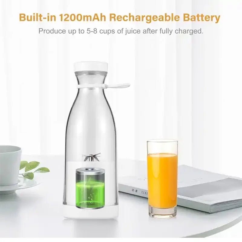 380ml personal fresh fruit blenders cup rechargeable mini juice bottles usb juicers smoothie portable blender