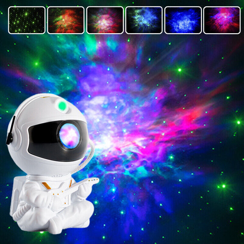 Astronaut Starry Star Galaxy Projector Night Lights Space Nebula Gift W/Remote