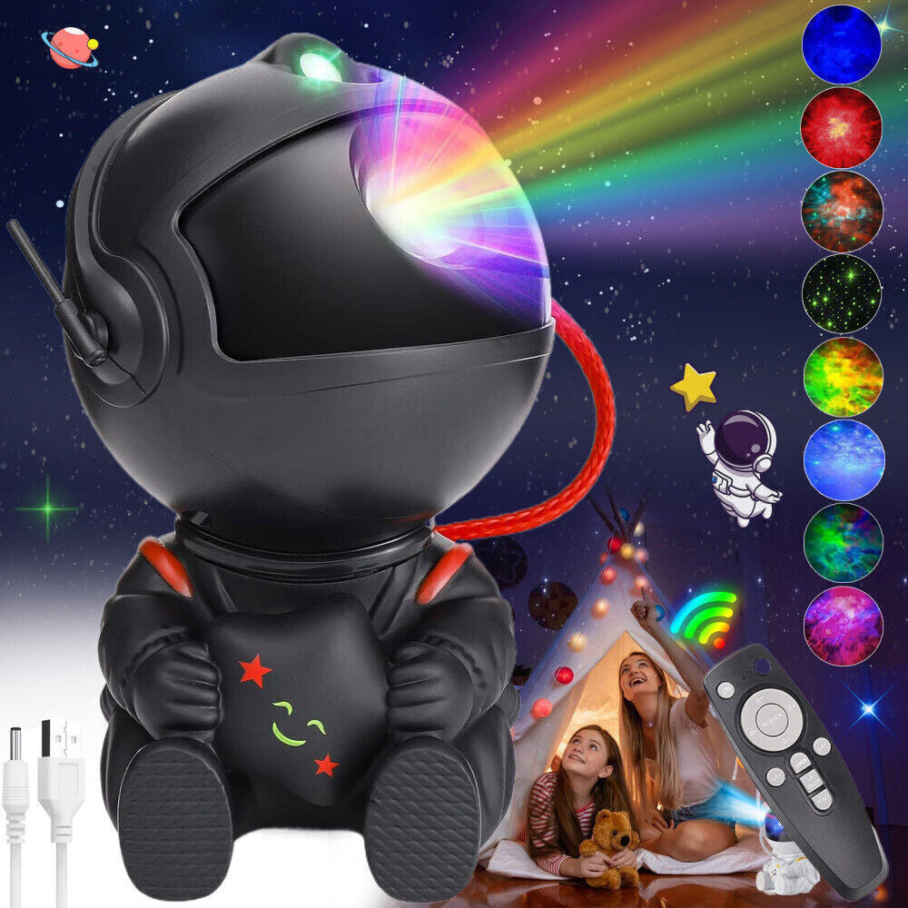 Astronaut Starry Star Galaxy Projector Night Lights Space Nebula Gift W/Remote