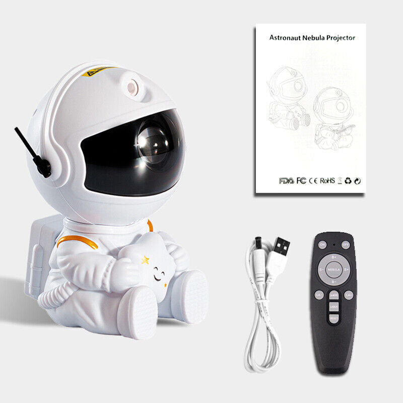 Astronaut Starry Star Galaxy Projector Night Lights Space Nebula Gift W/Remote