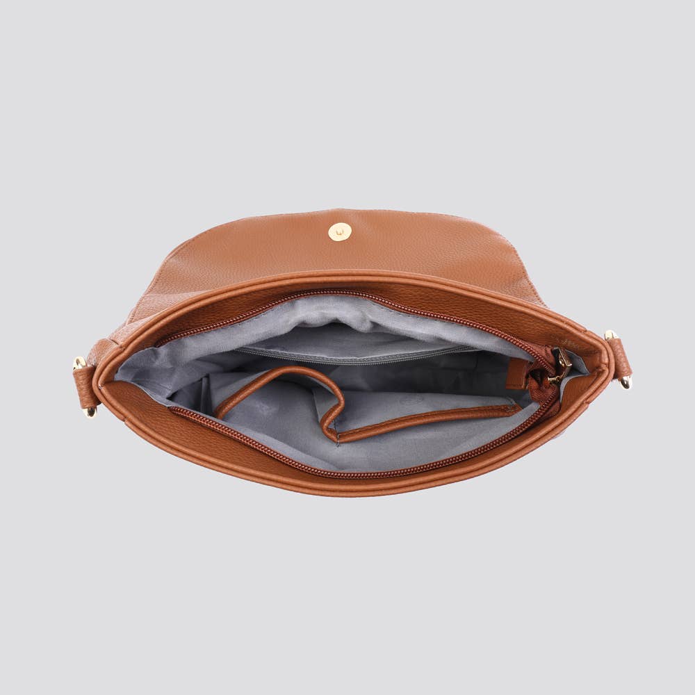 House of Milano - 3351 Faux Leather Crossbody Bag