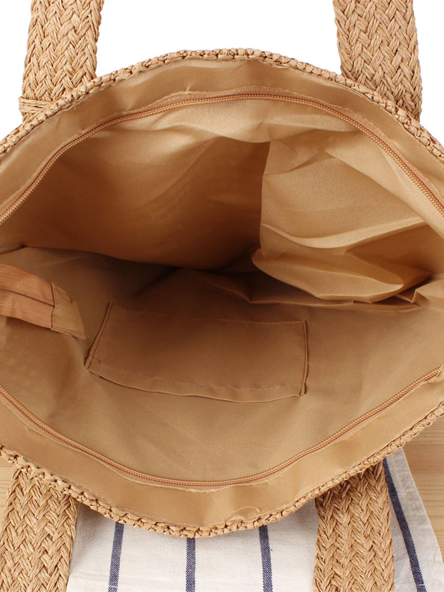 Large Paper Straw Tote Bag | Summer Beach Shoulder Bag