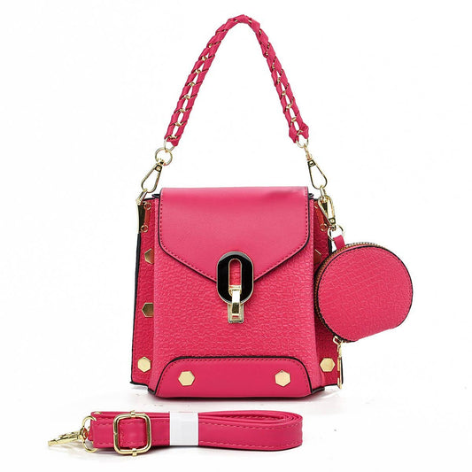 Small Crossbody Bag with 2 Straps & Matching Coin Purse