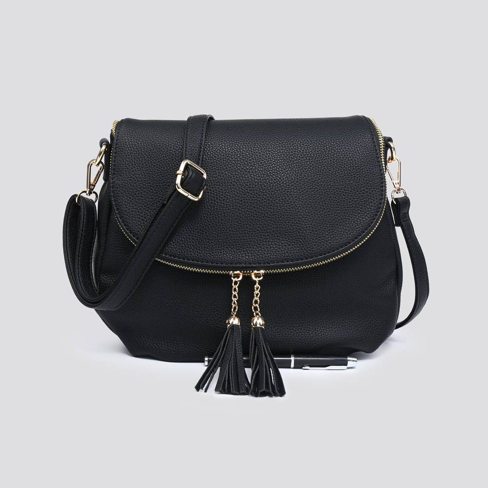 House of Milano - 3351 Faux Leather Crossbody Bag