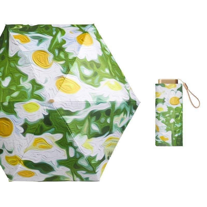 Superbia - Artist Prints Pocket Size Mini Folded UV Protected Umbrella