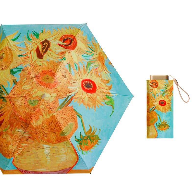 Superbia - Artist Prints Pocket Size Mini Folded UV Protected Umbrella