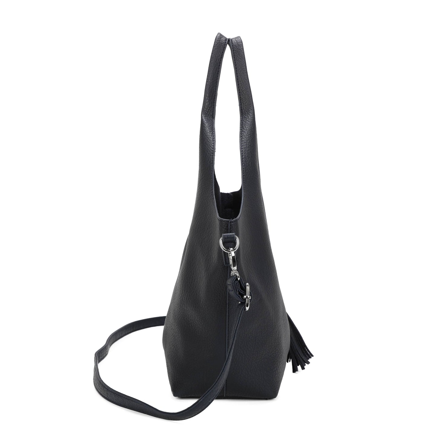 Slouchy Tote Bag with Matching Pouch & Detachable Shoulder Strap