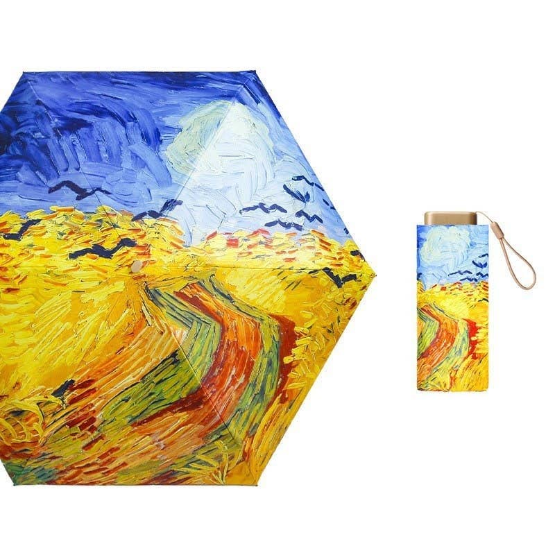 Superbia - Artist Prints Pocket Size Mini Folded UV Protected Umbrella