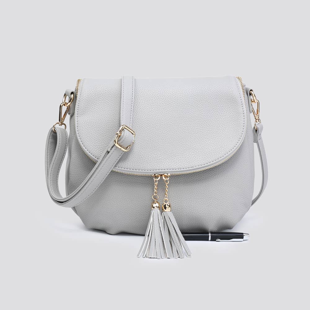 House of Milano - 3351 Faux Leather Crossbody Bag