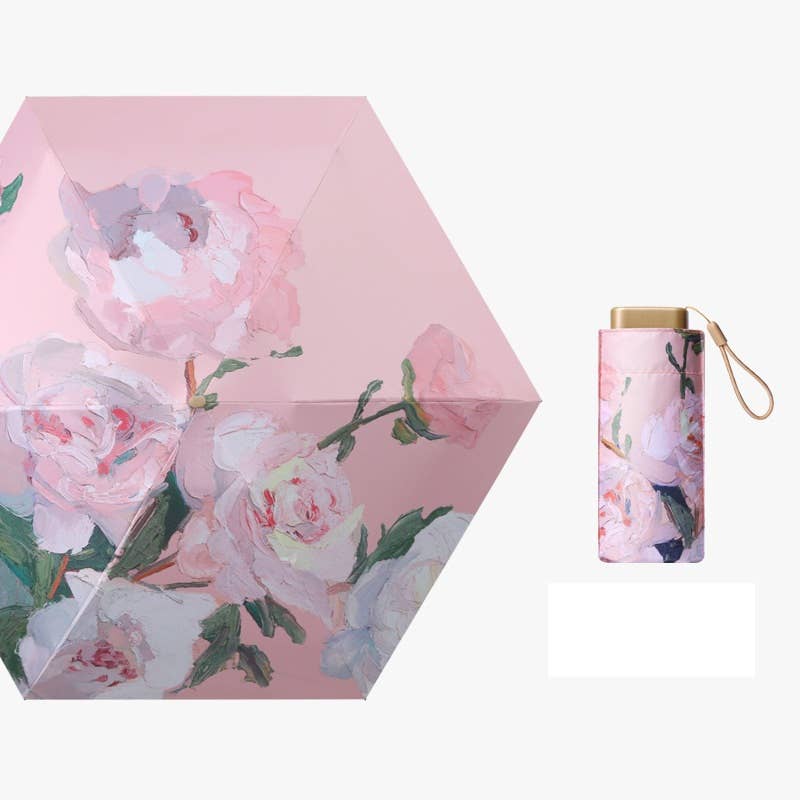 Superbia - Artist Prints Pocket Size Mini Folded UV Protected Umbrella