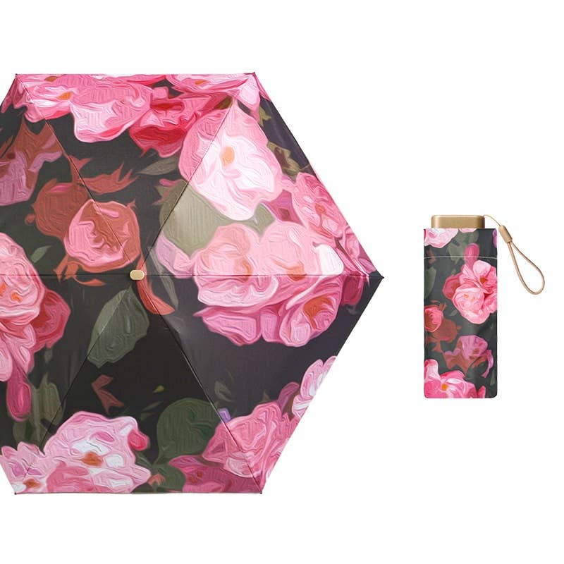 Superbia - Artist Prints Pocket Size Mini Folded UV Protected Umbrella