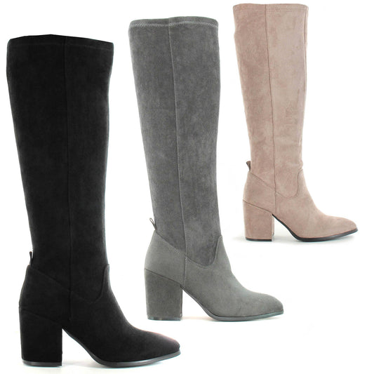 Ella Shoes Ltd - Paige: Knee High Magic Stretch Boot -