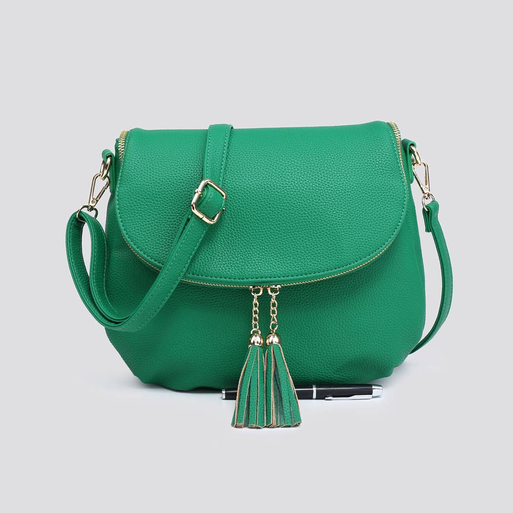 House of Milano - 3351 Faux Leather Crossbody Bag