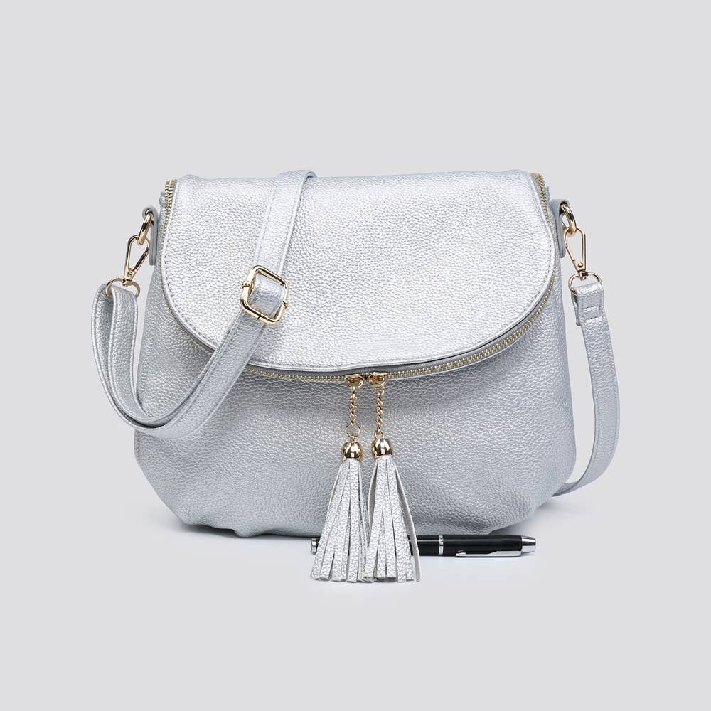 House of Milano - 3351 Faux Leather Crossbody Bag