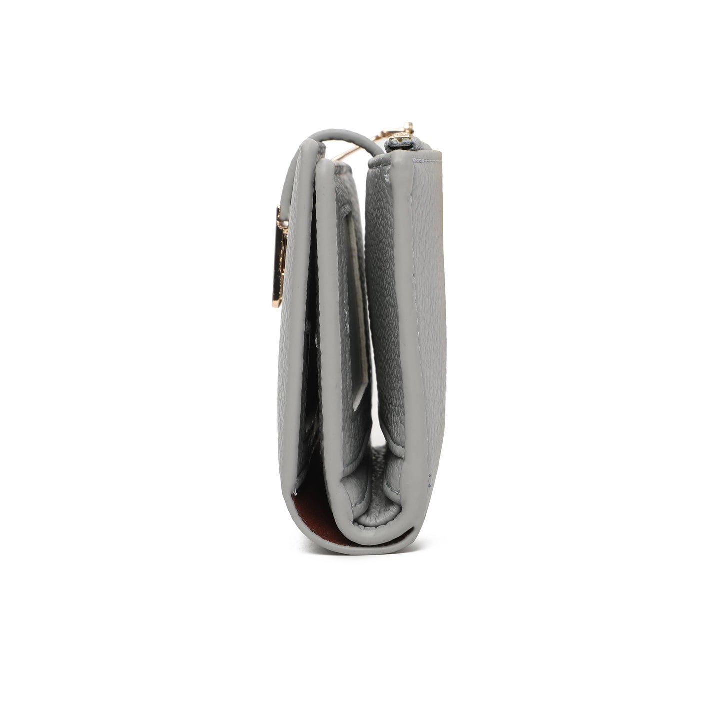 RFID Folded Bifold Wallet with Card Slots, Zip Pocket & Photo ID Windows