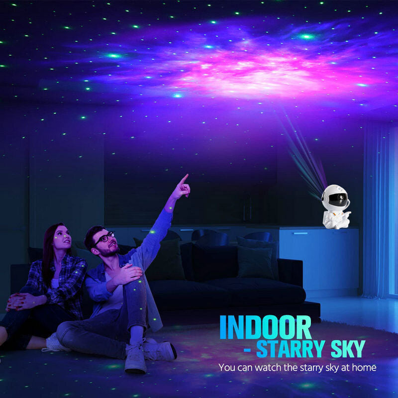 Astronaut Starry Star Galaxy Projector Night Lights Space Nebula Gift W/Remote