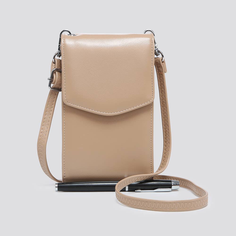 House of Milano - Vegan Leather Mini Crossbody Bag # JNY3160SS2025
