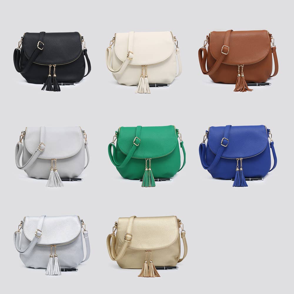 House of Milano - 3351 Faux Leather Crossbody Bag